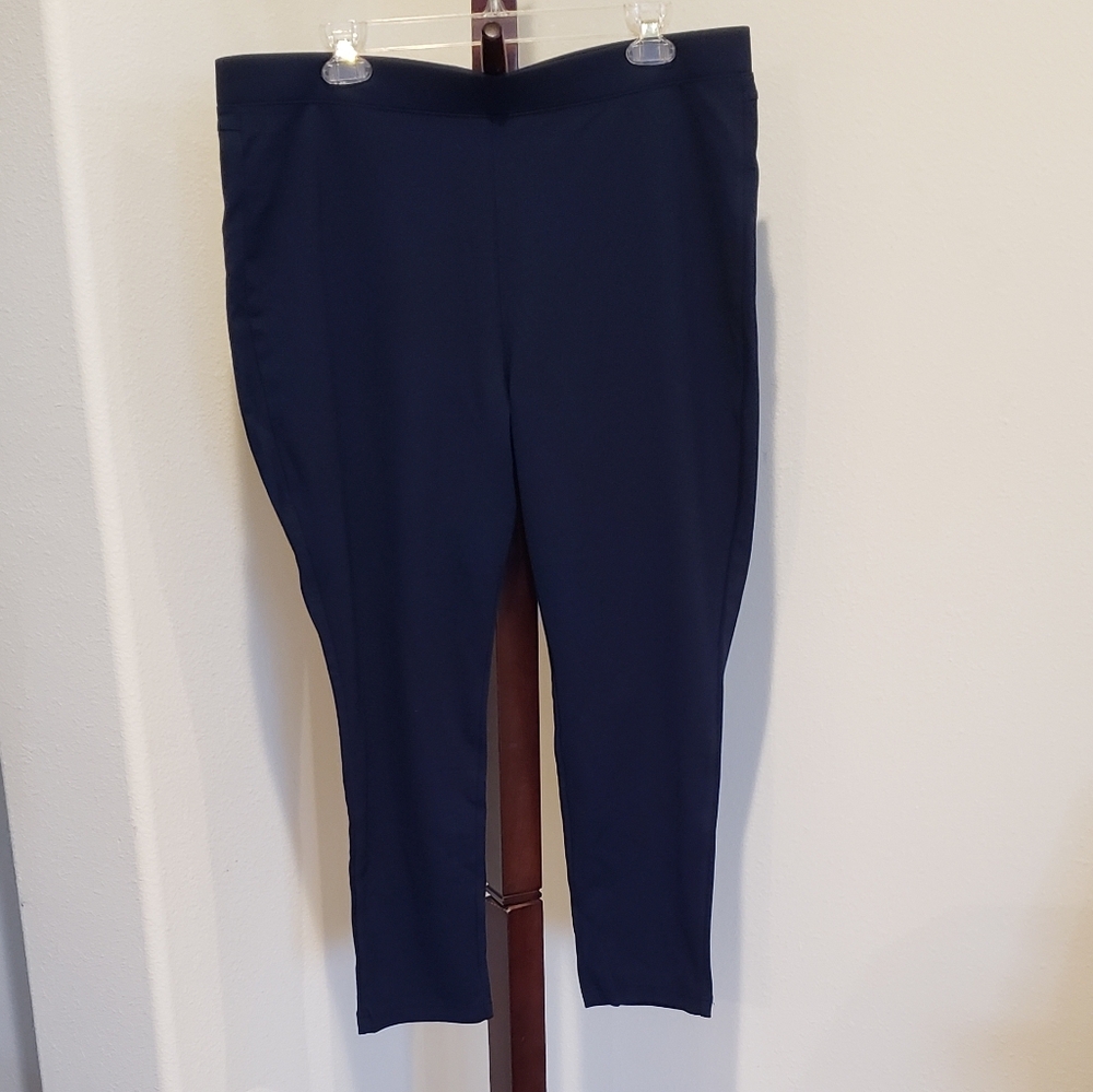 "Women With Control" navy blue slacks, size XL-P - Picture 1 of 9